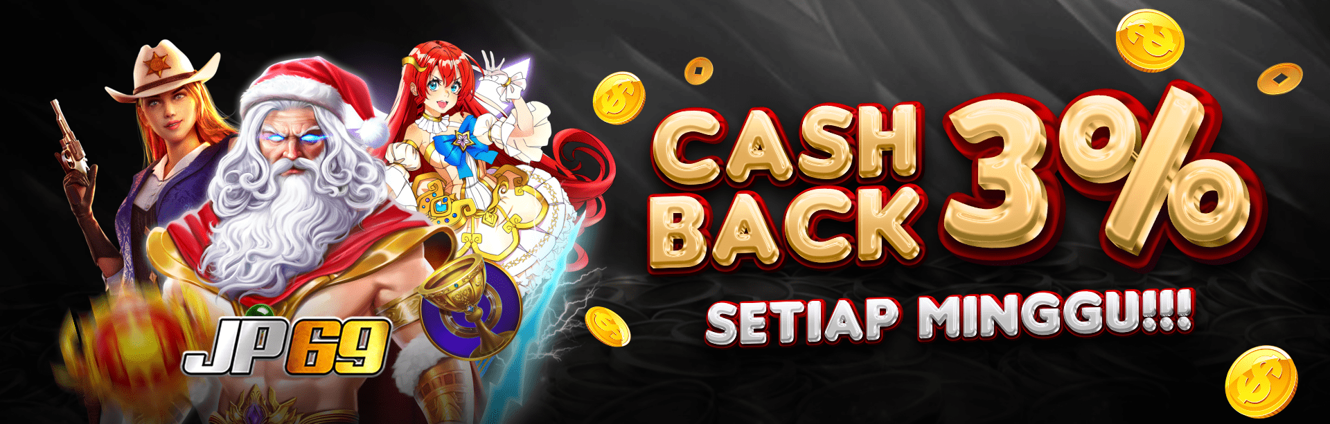 CASHBACK 3% SLOT