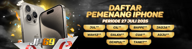 PEMENANG IPHONE MINGGU 27 JULY 2025