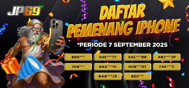 PEMENANG IPHONE MINGGU 7 SEPTEMBER 2025