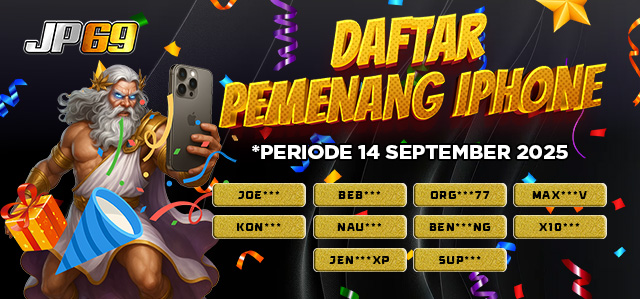 PEMENANG IPHONE MINGGU 14 SEPTEMBER 2025